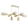 Maxim Lighting Pompeii 8-Light Pendant Travertine/Oyster