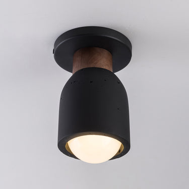 Maxim Lighting Pompeii Flush Mount Lava/Black