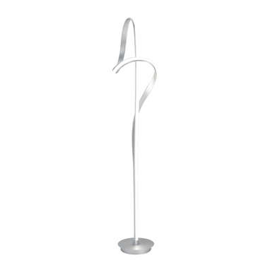 Finesse Decor Budapest Dimmable LED 63" Tall Floor Lamp Silver