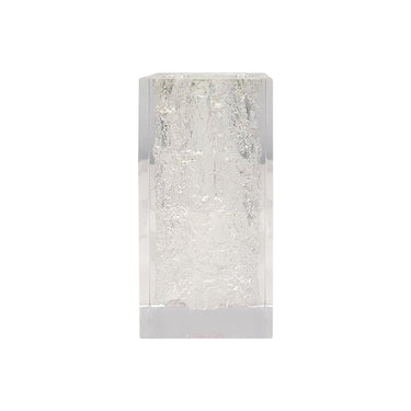 Finesse Decor Clear Cubic Resin Sculpture