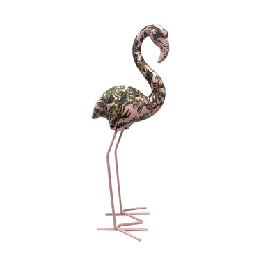 Finesse Decor Flamenco Jungle Resin Sculpture Pink and Green