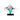 Finesse Decor Clear Gray & Blue Sculpture 