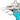 Finesse Decor Clear Gray & Blue Sculpture 