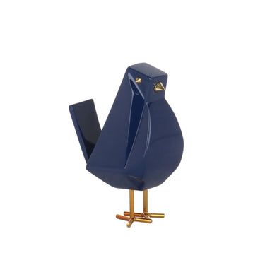 Finesse Decor Bird Sculpture Large Navy Blue