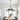 Finesse Decor Steel and Ropes 6 Light Chandelier - Black 