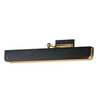Maxim Lighting Miles 24" Articulating LED Wall Sconce Black/Natural Aged Brass