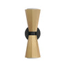 Maxim Lighting Rizzo 2-Light Wall Sconce Black/Antique Brass
