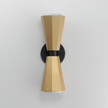 Maxim Lighting Rizzo 2-Light Wall Sconce Black/Antique Brass