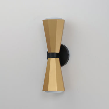 Maxim Lighting Rizzo 2-Light Wall Sconce Black/Antique Brass