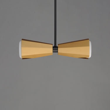 Maxim Lighting Rizzo 2-Light Pendant Black/Antique Brass