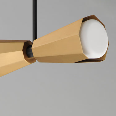 Maxim Lighting Rizzo 2-Light Pendant Black/Antique Brass