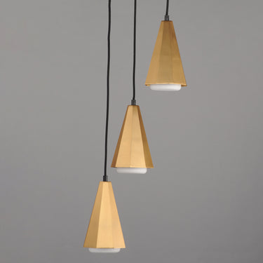 Maxim Lighting Rizzo 3-Light Pendant Black/Antique Brass