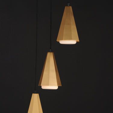 Maxim Lighting Rizzo 3-Light Pendant Black/Antique Brass