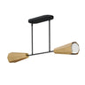 Maxim Lighting Rizzo Linear Pendant Black/Antique Brass