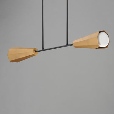 Maxim Lighting Rizzo Linear Pendant Black/Antique Brass