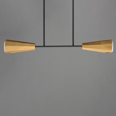 Maxim Lighting Rizzo Linear Pendant Black/Antique Brass