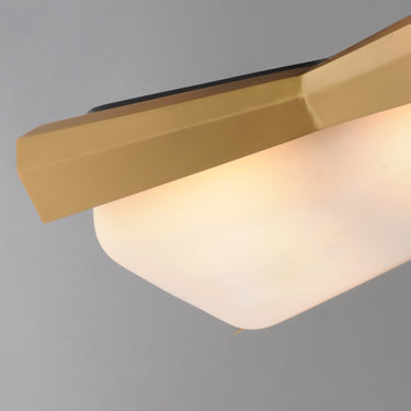 Maxim Lighting Rizzo 2-Light Flush Mount Black/Antique Brass