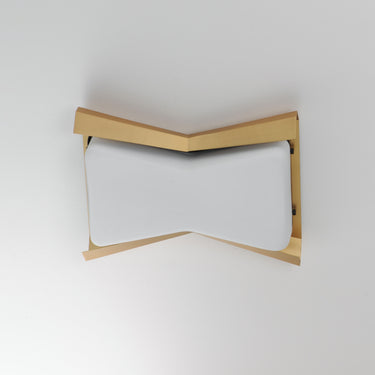 Maxim Lighting Rizzo 2-Light Flush Mount Black/Antique Brass