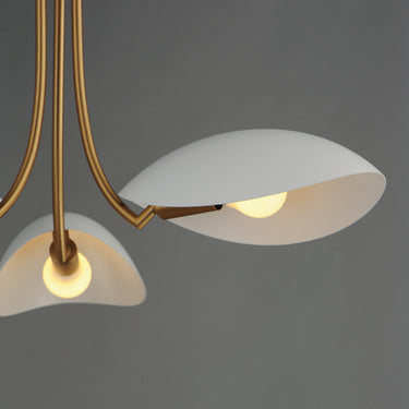 Maxim Lighting Maris 3-Light Pendant White/Natural Aged Brass