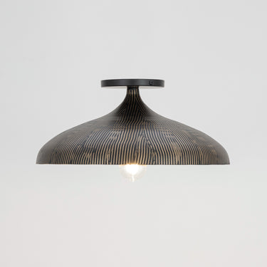 Maxim Lighting Fleur Flush Mount Black/Gold