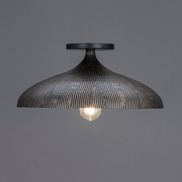 Maxim Lighting Fleur Flush Mount Black/Gold