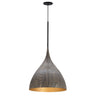 Maxim Lighting Fleur Pendant Black/Gold