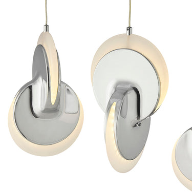 Finesse Decor Deuterium Round Chandelier Chrome