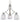 Axis Down Light Chandelier by Maxim - 11223FTSN