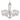 Axis Single Tier Chandelier by Maxim - 11225FTSN