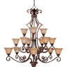 Maxim Lighting Symphony 15-Light Chandelier Oil Rubbed Bronze