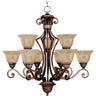 Maxim Lighting Symphony 9-Light Chandelier Oil Rubbed Bronze