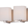 Maxim Lighting Wrap 2-Light Bath Vanity Satin Nickel