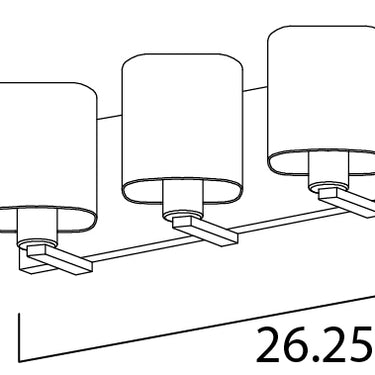 Maxim Lighting Wrap 4-Light Bath Vanity Polished Chrome