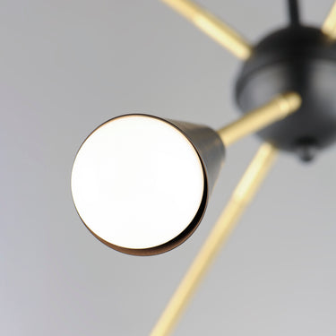 Maxim Lighting Lovell 6-Light Pendant Black/Satin Brass