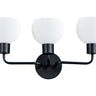 Maxim Lighting Coraline 3-Light Bath Vanity Black