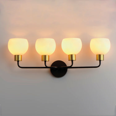 Maxim Lighting Coraline 4-Light Bath Vanity Bronze/Satin Brass