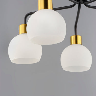 Maxim Lighting Coraline 5-Light Chandelier Bronze/Satin Brass