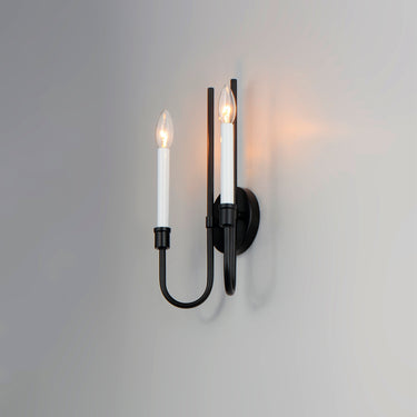 Maxim Lighting Tux 2-Light Wall Sconce Black