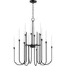 Maxim Lighting Tux 12-Light Chandelier Black