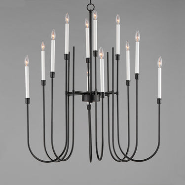 Maxim Lighting Tux 12-Light Chandelier Black
