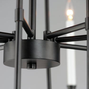 Maxim Lighting Tux 12-Light Chandelier Black