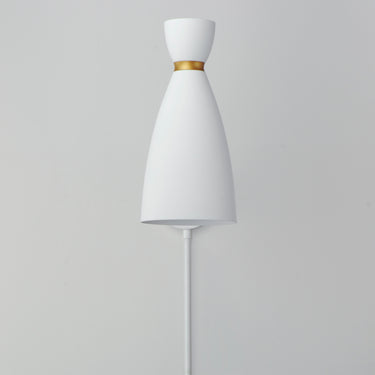 Maxim Lighting Carillon Articulating Wall Sconce White/Satin Brass