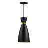 Maxim Lighting Carillon Elongated Mini Pendant Black/Satin Brass