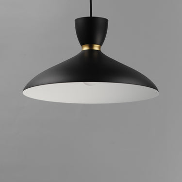 Maxim Lighting Carillon 16" Pendant Black/Satin Brass