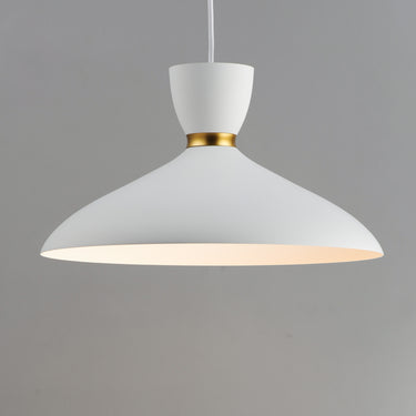 Maxim Lighting Carillon 16" Pendant White/Satin Brass