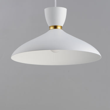 Maxim Lighting Carillon 16" Pendant White/Satin Brass