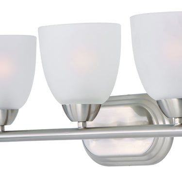 Maxim Lighting Axis 3-Light Bath Vanity Satin Nickel