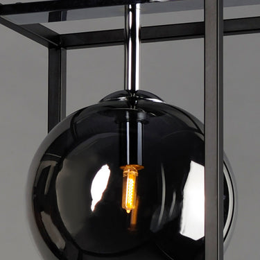 Maxim Lighting Fluid LED Pendant Black/Polished Chrome