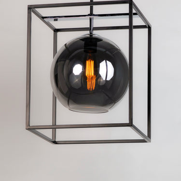 Maxim Lighting Fluid LED Pendant Black/Polished Chrome
