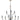 Maxim Lighting Charlton 9-Light Chandelier Black/Antique Brass